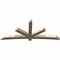 Ekena Millwork Alberta Smooth Timber Gable Bracket, Douglas Fir, 108"W x 45"H x 5 1/2"D x 5 1/2"F, 10/12 Pitch GBW108X45X0606ALB00SDF - alternate 4